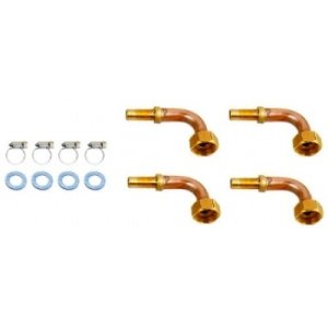 画像: 水栓金具 カクダイ　416-421　ペアホース用部品セット 10A [□]