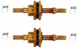 画像: 水栓金具 カクダイ　416-455　ユニットバス貫通金具(ペアホース用) 10A [□]