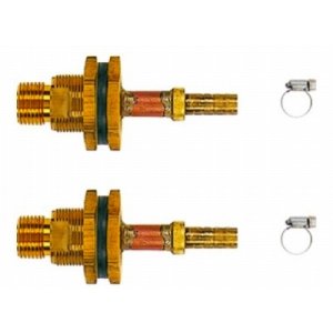 画像: 水栓金具 カクダイ　416-457　ユニットバス貫通金具(ペアホース用) 10A [□]