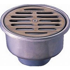 画像: 排水金具 カクダイ　4225B-100X50　ステンレスワントラップ [□]