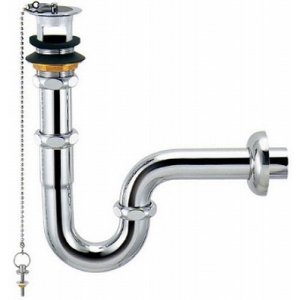 画像: 排水管 カクダイ　4337-38　横穴つきＰトラップ [□]