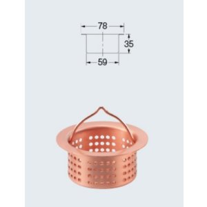 画像: 水栓金具 カクダイ　453-009　流し排水バスケット
