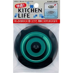 画像: 水栓金具 カクダイ　4530-1　流し台トラップフタSS [□]