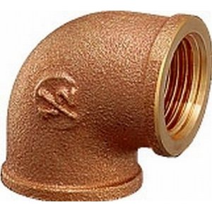 画像: 配管継手 カクダイ　6125-10　砲金エルボ [□]