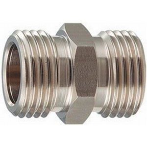 画像: 水栓金具 カクダイ　613-791-13　フレキパイプ用平行ニップル(ステンレス) [□]