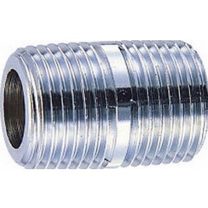 画像: 水栓金具 カクダイ　6137-25　クローム丸ニップル [□]