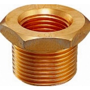 画像: 配管継手 カクダイ　6167-25X13　砲金ブッシング [□]