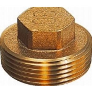 画像: 配管継手 カクダイ　6168-50　砲金プラグ [□]