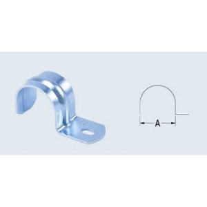 画像: 水栓金具 カクダイ　6252-13　片サドルバンド [□]