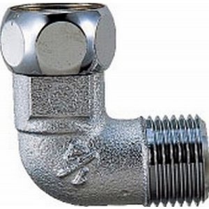 画像: 配管継手 カクダイ　6461-20　ナットつきフレキ用エルボ [□]