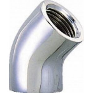 画像: 配管継手 カクダイ　6466A-20　45°エルボ(クローム) [□]