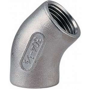 画像: 工場設備継手 カクダイ　647-011-50　ステンレス45°エルボ [□]