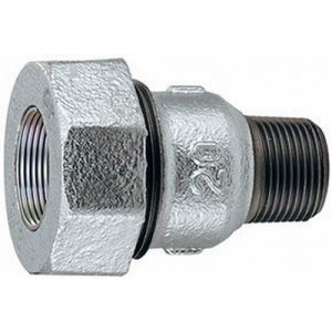 画像: 水栓金具 カクダイ　649-846-20W　3管兼用ジョイント　オスアダプター(白) [□]