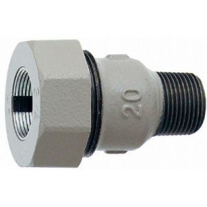 画像: 配管材 カクダイ　649-846-50　３管兼用ジョイント オスアダプター [□]