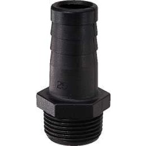 画像: 水栓金具 カクダイ　6497-15　樹脂製ホースニップル [□]
