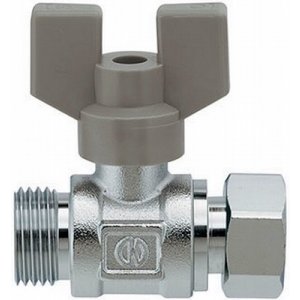 画像: 水栓金具 カクダイ　650-605-20　ボールバルブ(片ナットつき) [□]