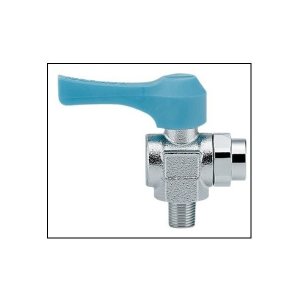 画像: バルブ カクダイ　651-852-3　アングル型ミニチュアボールバルブ [□]