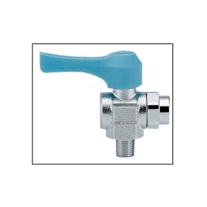 画像: バルブ カクダイ　651-852-6　アングル型ミニチュアボールバルブ [□]