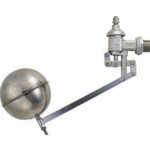 画像: 水栓金具 カクダイ　6608-25　複式ステンレスボールタップ [□]