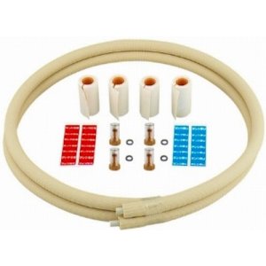 画像: 水栓金具 カクダイ　672-043-2　メタカポリエコキュートセット 呼び径10mm 長さ2m [□]