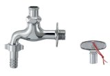 画像: 水栓金具 カクダイ　7031J-13　共用カップリング付き横水栓（かぎ式） [□]　