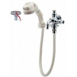 画像: ガーデニング カクダイ 704-152-13 共用ペット用双口水栓