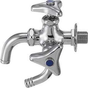 画像: 水栓 カクダイ　7041　万能ホーム双口水栓 13