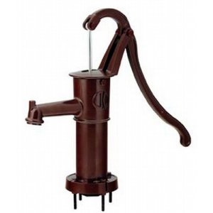 画像: ガーデニング カクダイ　734-031-32　ガーデンポンプ(打込式) ブラウン [■]