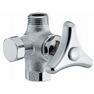 画像: 止水栓 カクダイ　783-524-13　ストレート形分岐金具胴体 [□]