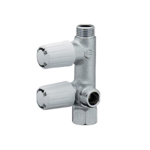 画像: 水栓金具 カクダイ　783-531-13B　キッチンヘッダー (青印字仕様) [□]