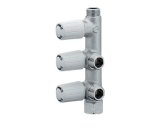 画像: 水栓金具 カクダイ　783-532-13B　キッチンヘッダー (青印字仕様) [□]