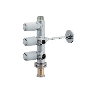 画像: 水栓金具 カクダイ　783-554-13B　キッチンヘッダー（クイックファスナー式） (青印字仕様) [□]