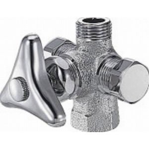 画像: 止水栓 カクダイ　7835　ストレート形分岐金具胴体 [□]