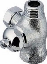 画像: 止水栓 カクダイ　784-522-13　ストレート形分岐金具胴体 [□]