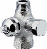 画像: 止水栓 カクダイ　784-523-13　ストレート形分岐金具胴体 [□]