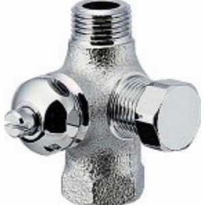 画像: 止水栓 カクダイ　784-523-13　ストレート形分岐金具胴体 [□]