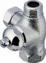 画像: 止水栓 カクダイ　784-524-13　ストレート形分岐金具胴体 [□]