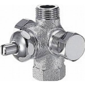 画像: 止水栓 カクダイ　7845　ストレート形分岐金具胴体 [□]