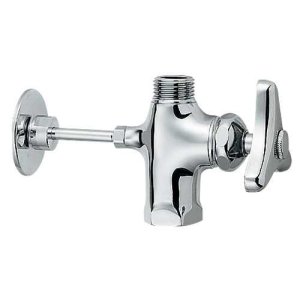 画像: 止水栓 カクダイ　785-205-13　座付化粧バルブ [□]