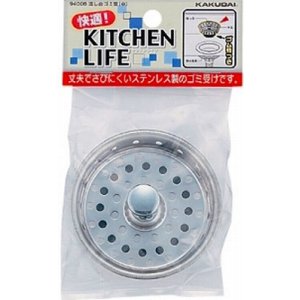 画像: 水栓金具 カクダイ 9400B 流し台ゴミ受(中)