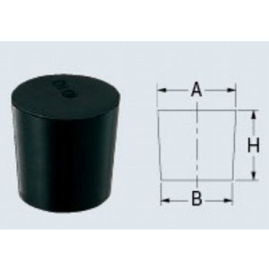 画像: 水栓金具 カクダイ　9852-15　ゴム栓/43×39×40 [□]