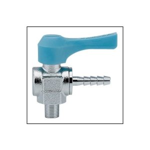 画像: バルブ カクダイ　651-855-3/8X10.5　アングル型ミニチュアボールバルブ [□]