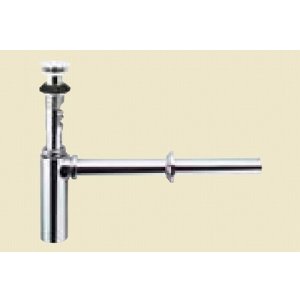 画像: 水栓部品 INAX/LIXIL　LF-WN7BSCF　洗面器・手洗器用セット金具 排水金具 床排水ボトルトラップ(排水口カバー付)