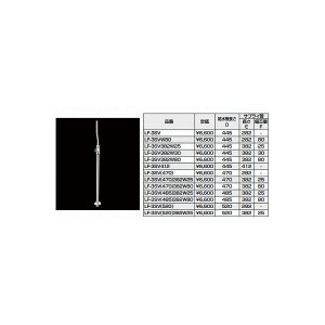 画像: 水栓部品 INAX/LIXIL　LF-3SV(520)382W25　洗面器・手洗器用セット金具 止水栓 床給水タイプ サプライ管あり [★]