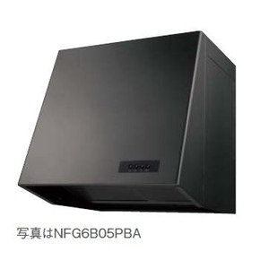 画像: レンジフード ノーリツ　NFG7B05PBA　ブーツ型（プロペラファン）75cmタイプ・ブラック 幕板別売 [♭♪]