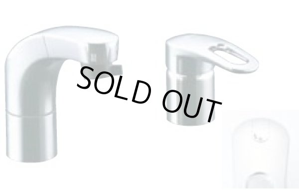 画像1: 【在庫あり】水栓金具 INAX/LIXIL　SF-810SYU　洗面器・手洗器用 FWP・洗髪タイプ(エコハンドル)ホース引出式シングルレバー 逆止弁付 一般地 [☆2] (1)