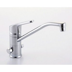 画像: 水栓金具 INAX/LIXIL　SF-HB420SYXNB　キッチン用 ワンホール 分岐水栓 クロマーレ エコハンドル 寒冷地 [★]