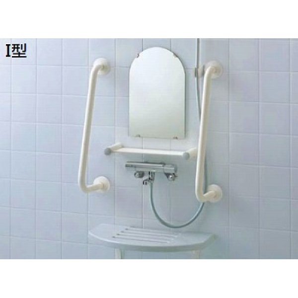 画像1: トイレ用手すり TOTO　T112CD6　浴室洗い場用 I型 [■] (1)