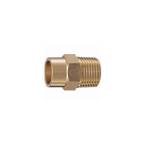 画像: 配管用品 三栄水栓　T57-13X22.22　オスネジ銅管アダプター 銅管用ツギテ・ソケット