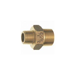 画像: 配管用品 三栄水栓　T700-1-25X20　砲金異径六角ニップル 砲金ツギテ・ソケット・エルボ